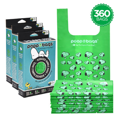 Snoopy® Handle Tie Poop Bags